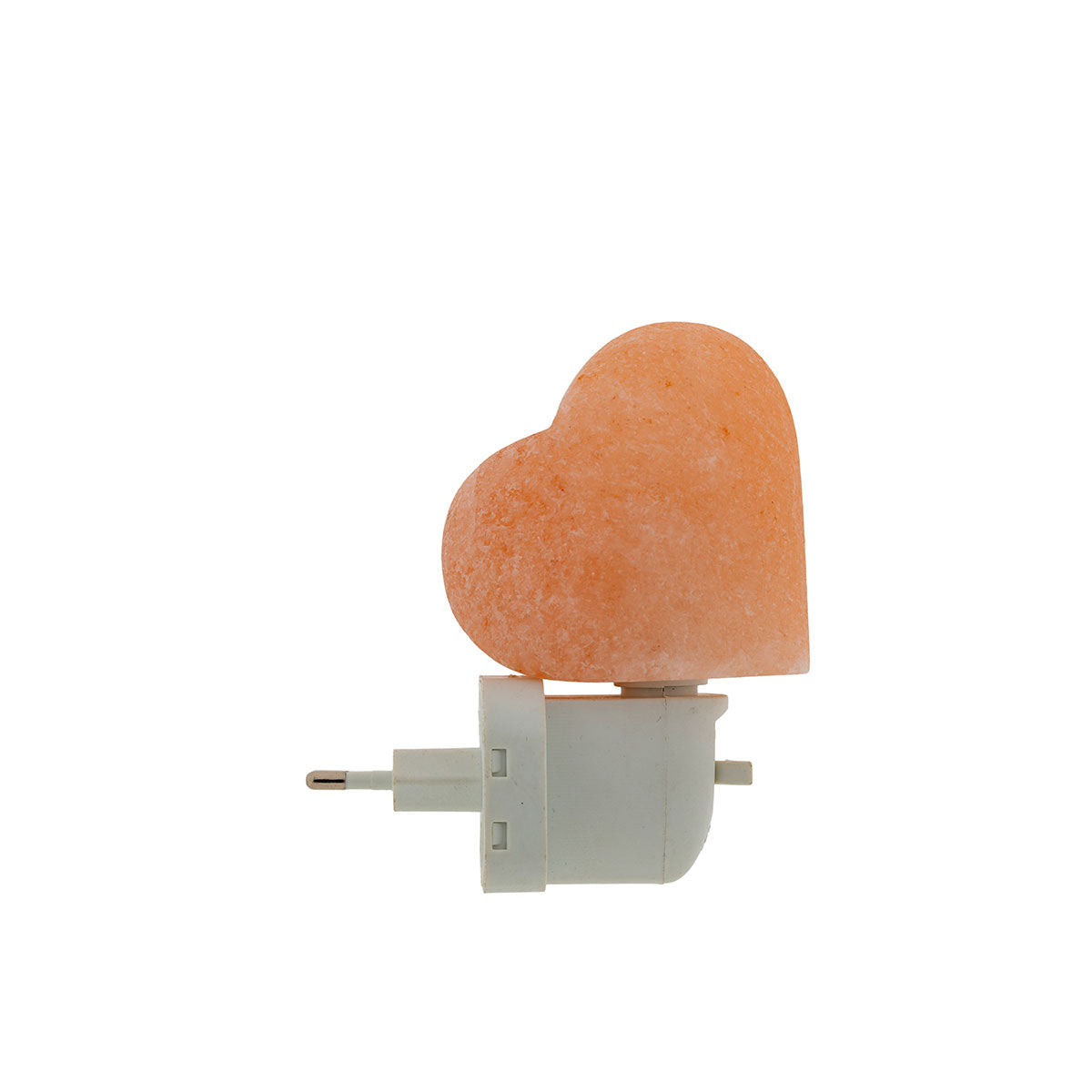 Salzkristalllampe in Herzform für die Steckdose, Nachtlicht