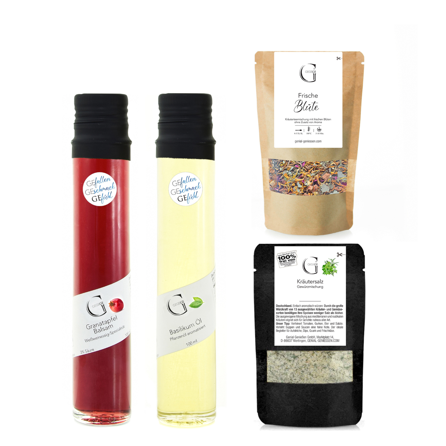 Feinkost-Geschenkset mit Banderole "Du bist die Beste"