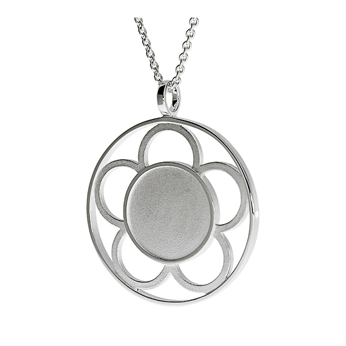 Kleiner, runder Anhänger aus 925 Silber