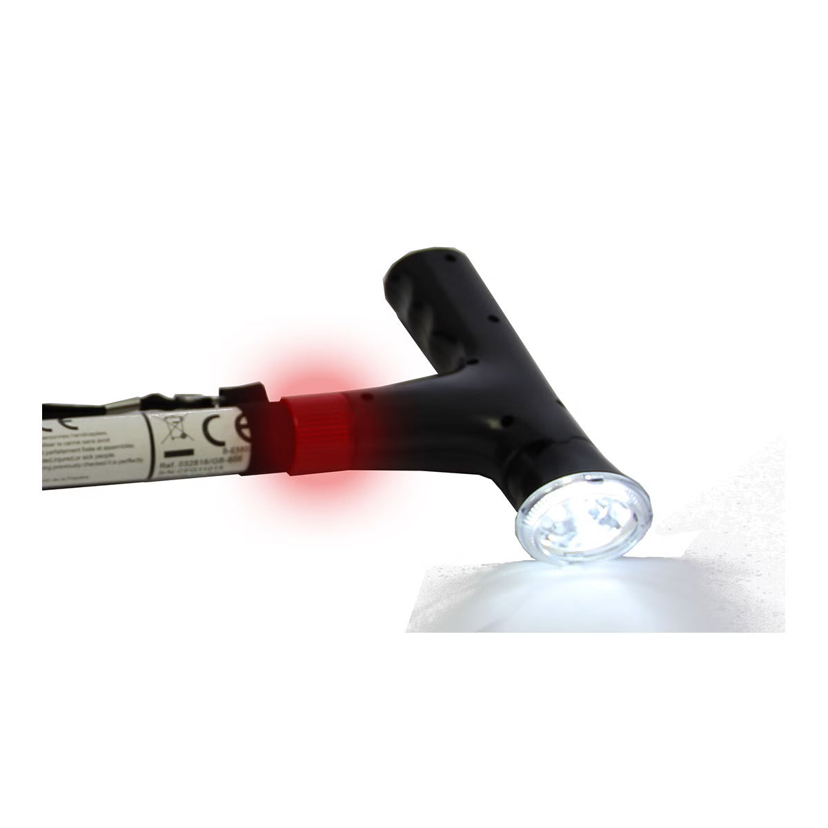 Schwarzer, faltbarer Gehstock